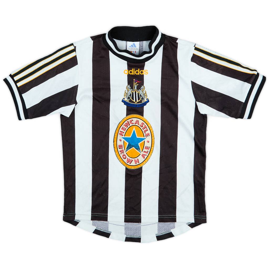 1997-99 Newcastle Home Shirt - 8/10 - (M.Boys)