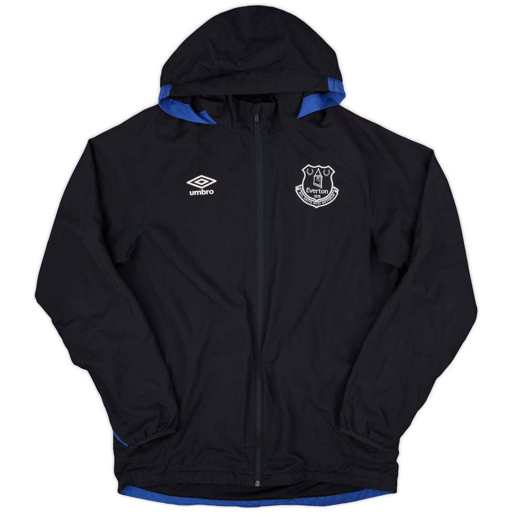 2017-18 Everton Umbro Hooded Rain Jacket - 8/10 - (M)
