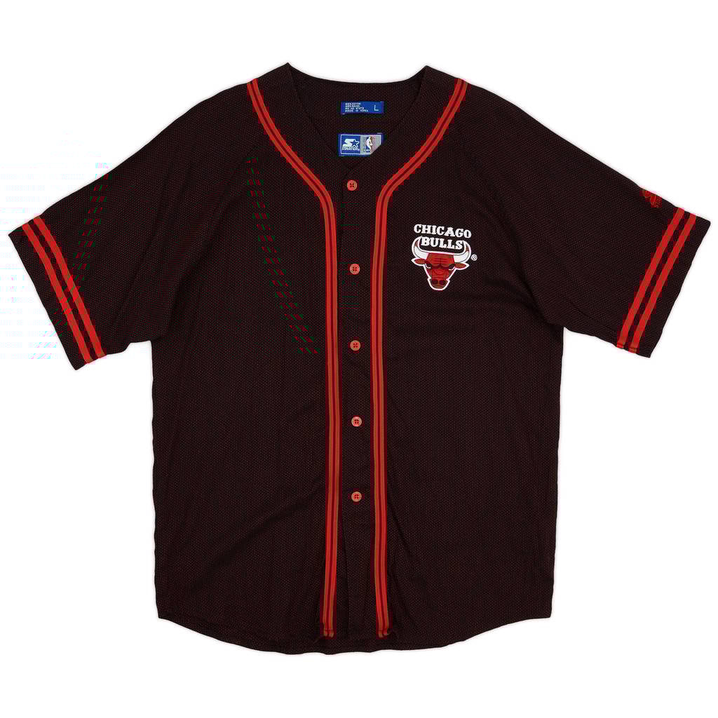 1990s Chicago Bulls Starter Baseball Jersey - 8/10 - (L)