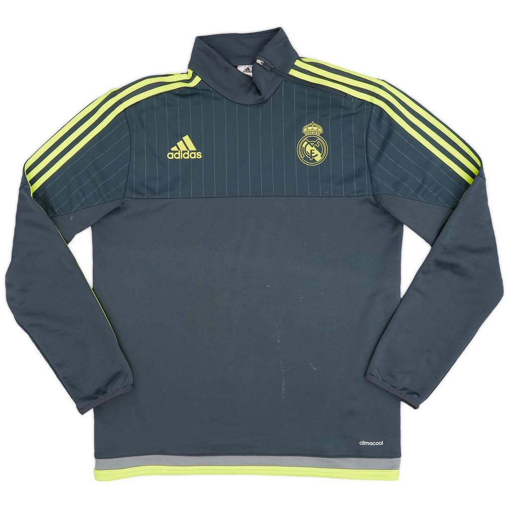 2015-16 Real Madrid adidas 1/4 Zip Drill Top - 6/10 - (M)