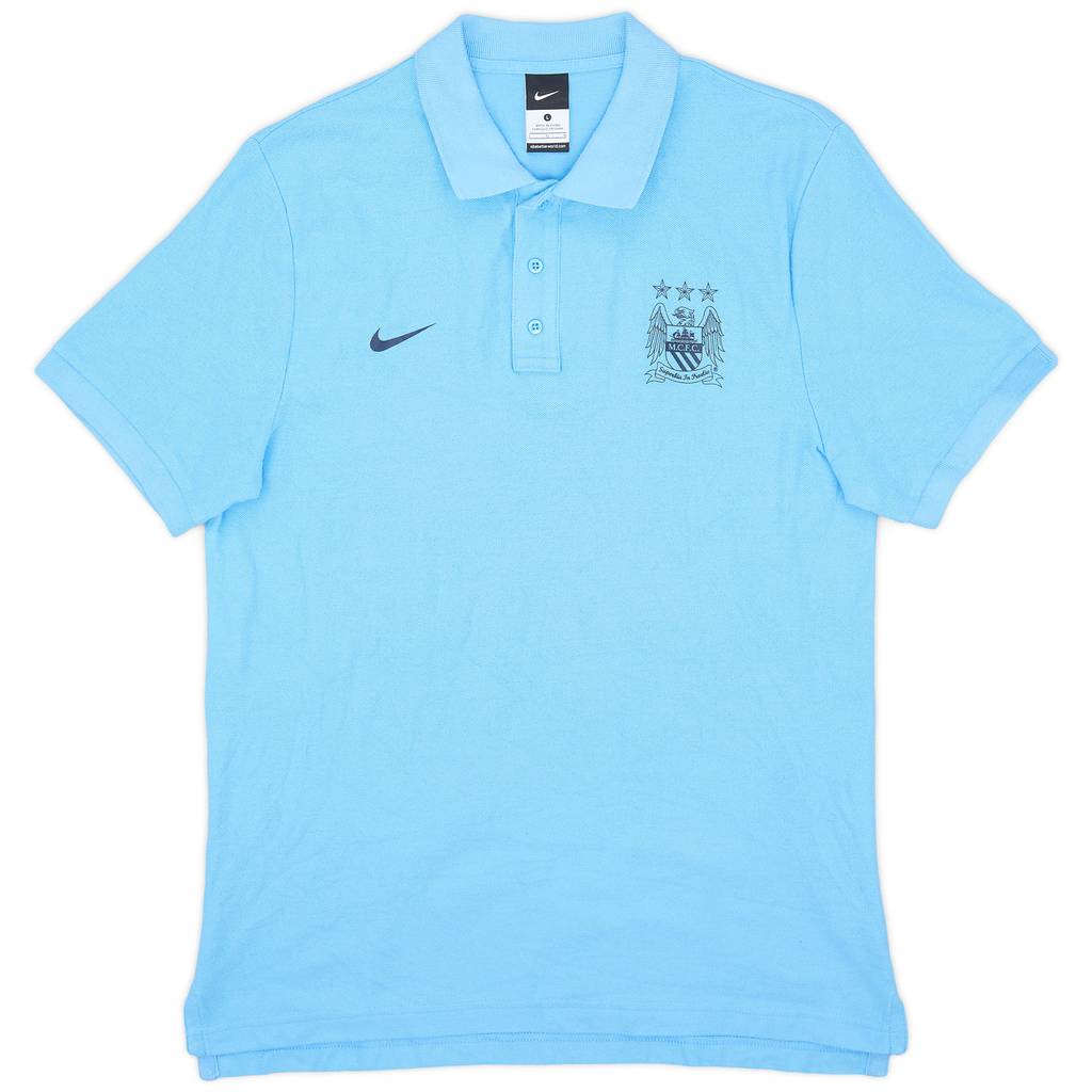 2013-14 Manchester City Nike Polo Shirt - 9/10 - (L)