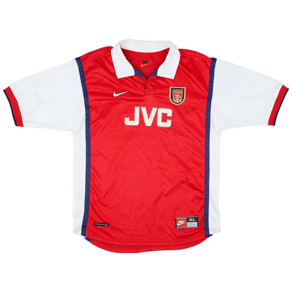 1998-99 Arsenal Home Shirt - 7/10 - (XL.Boys)
