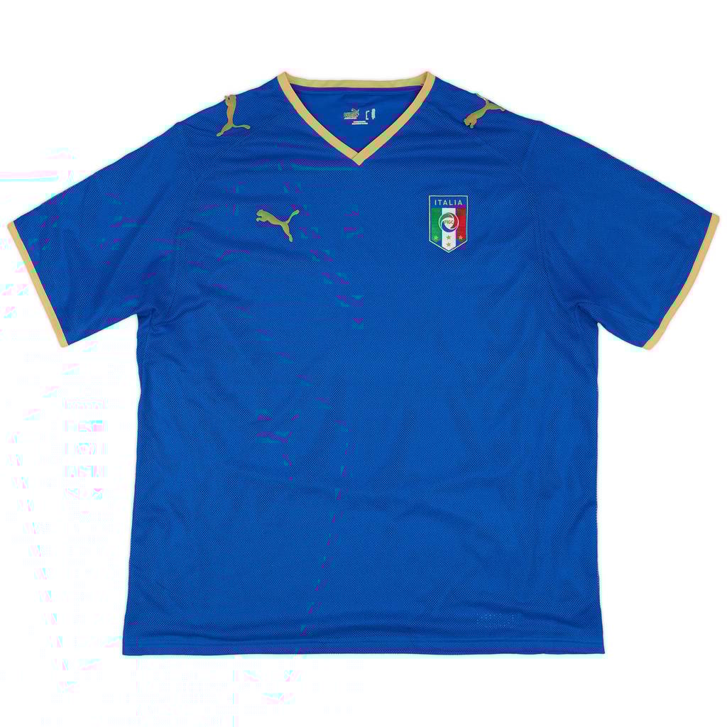 2007-08 Italy Home Shirt - 6/10 - (XXL)