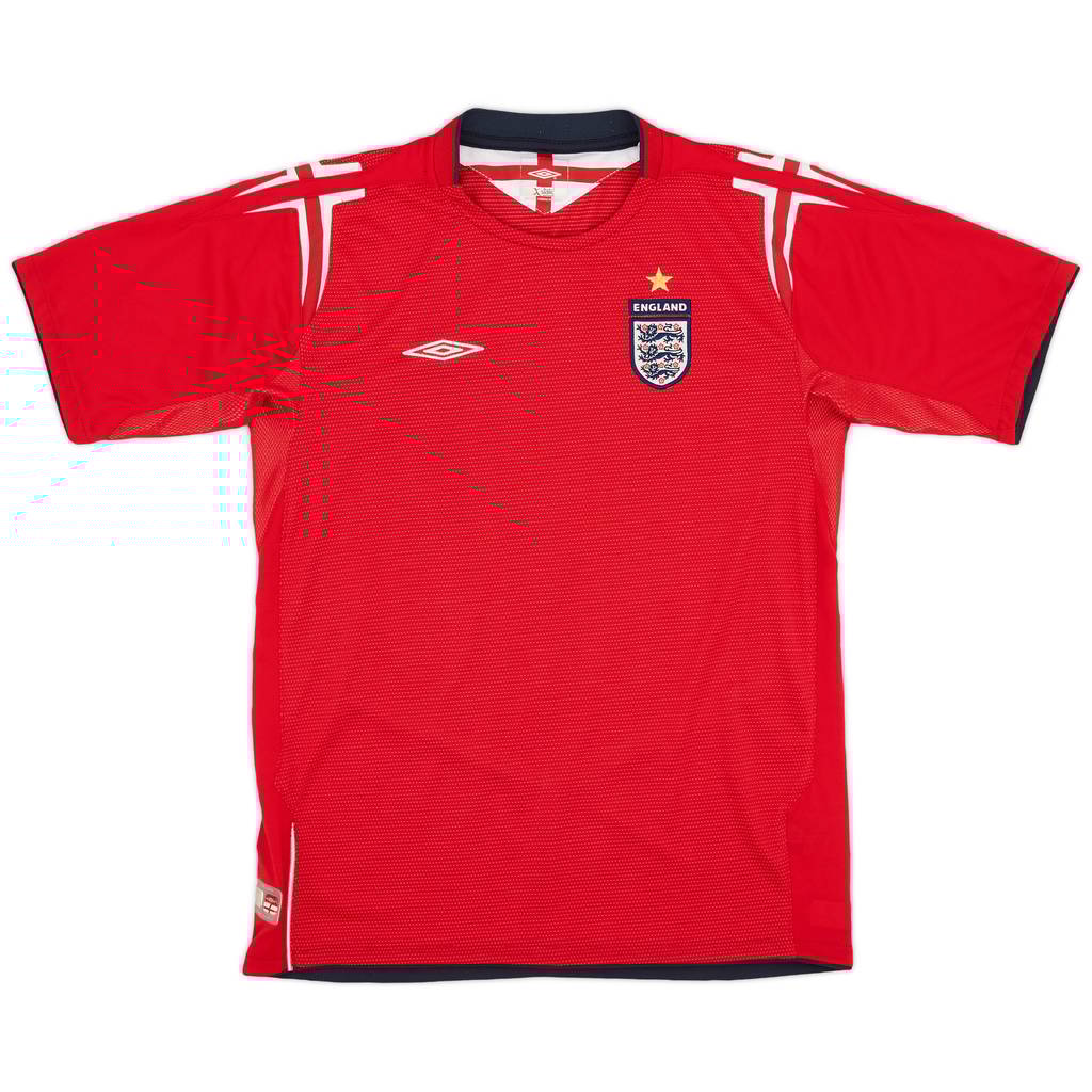 2004-06 England Away Shirt - 9/10 - (XL.Boys)