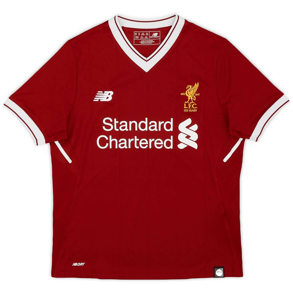 2017-18 Liverpool 125 Years Home Shirt - 9/10 - (M.Boys)