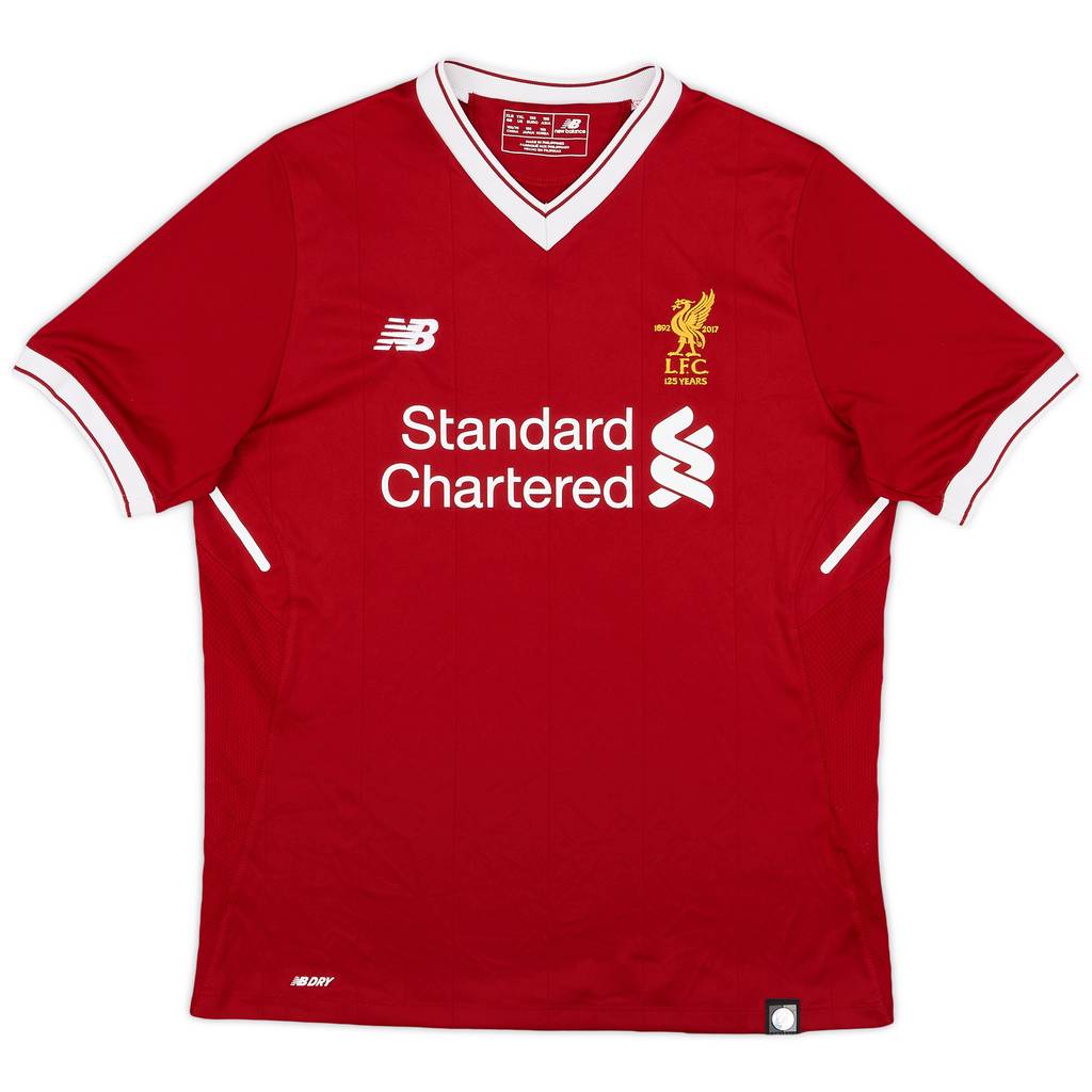 2017-18 Liverpool 125 Years Home Shirt - 9/10 - (XL.Boys)