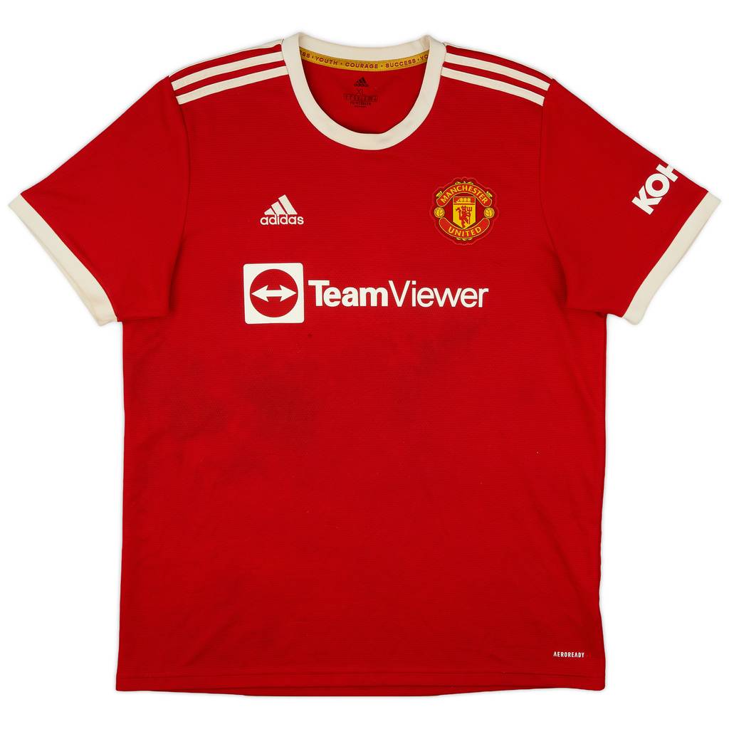 2021-22 Manchester United Home Shirt - 6/10 - (XL)