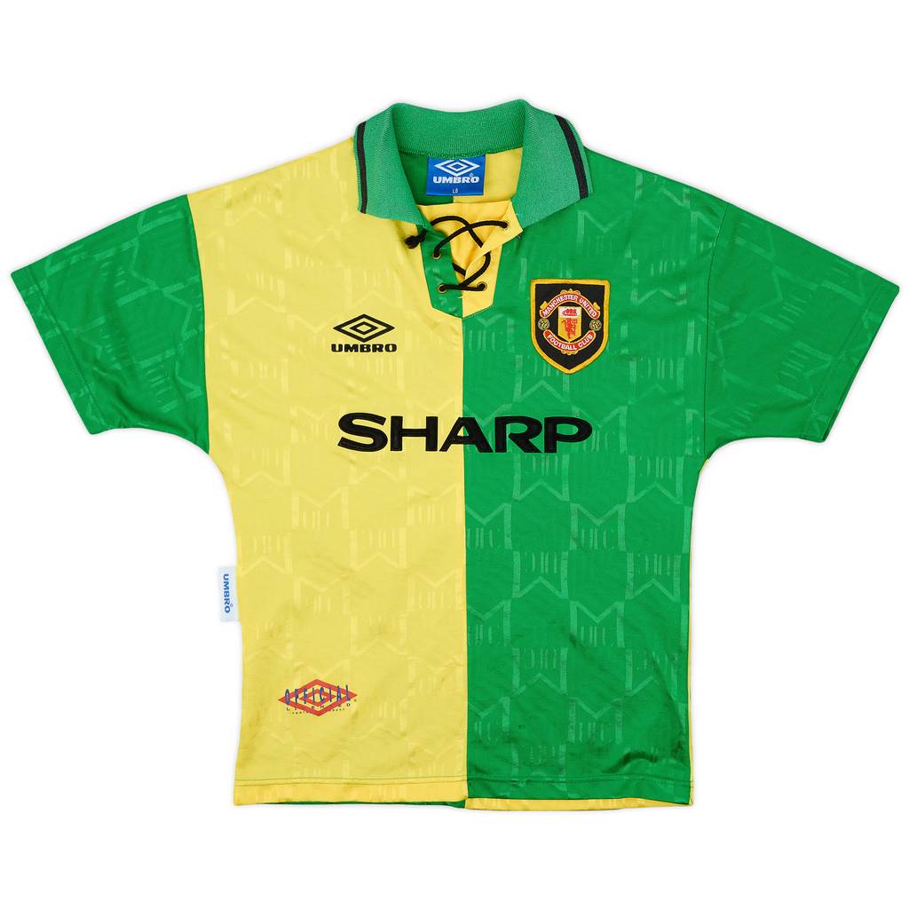 1992-94 Manchester United Third Shirt - 8/10 - (L.Boys)