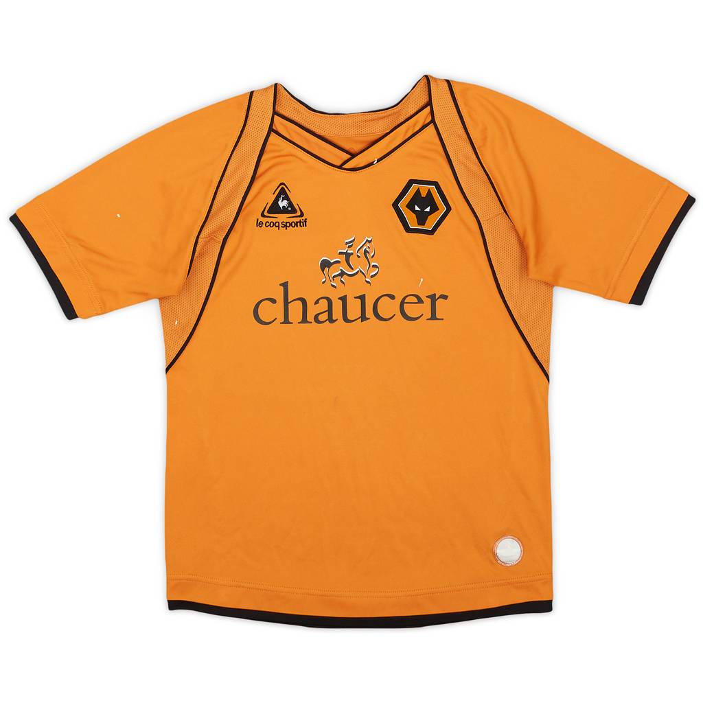 2006-08 Wolves Home Shirt - 7/10 - (L.Boys)