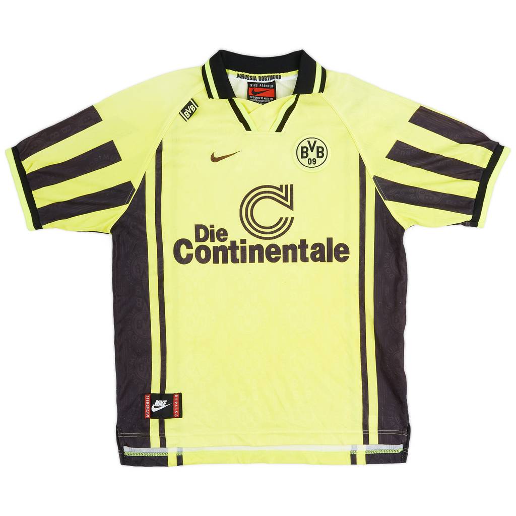 1996-97 Borussia Dortmund Home Shirt - 7/10 - (XL.Boys)