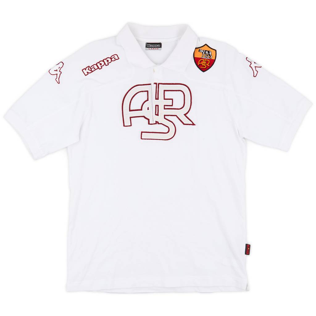 2009-10 Roma Kappa Polo Shirt - 9/10 - (L)
