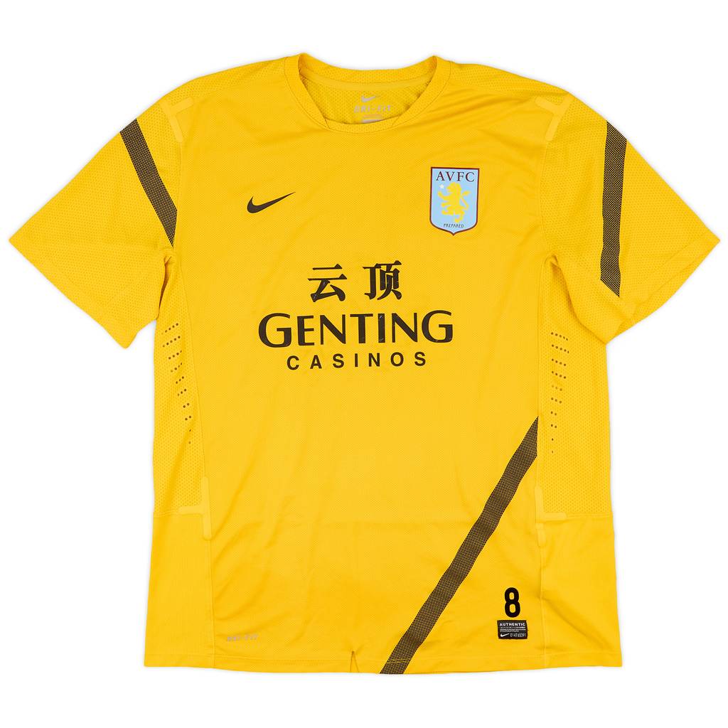 2011-12 Aston Villa Nike Player Issue Training Shirt #8 - 5/10 - (XL)