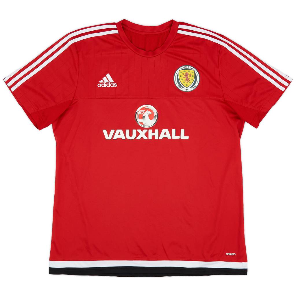2015-16 Scotland adidas Training Shirt - 9/10 - (XL)