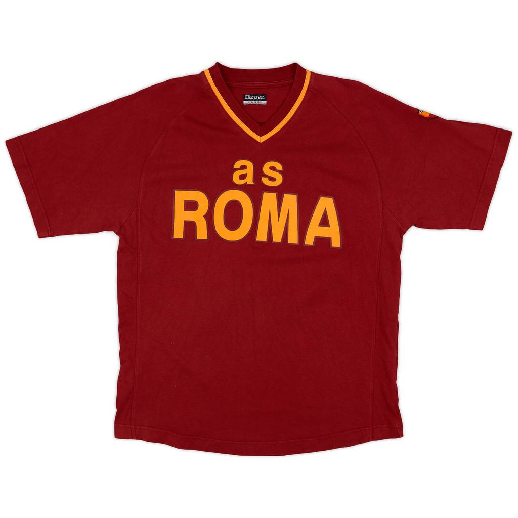 2009-10 Roma Kappa Cotton Tee - 6/10 - (L)