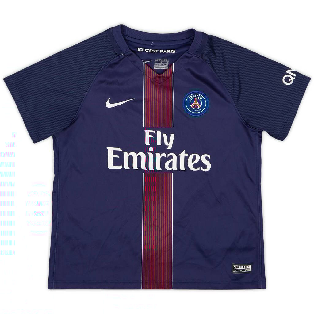 2016-17 Paris Saint-Germain Home Shirt - 9/10 - (6-7 Years)