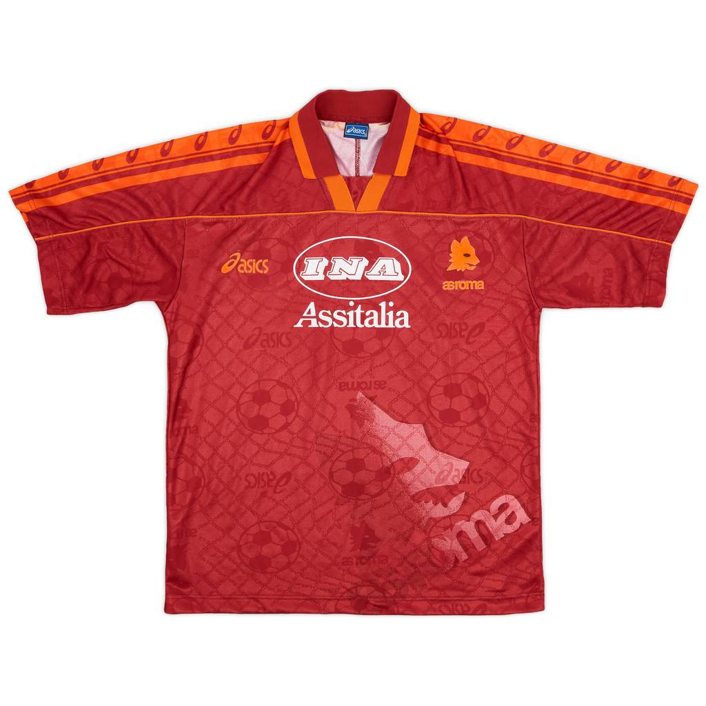 1995-96 Roma Home Shirt - 8/10 - (M)