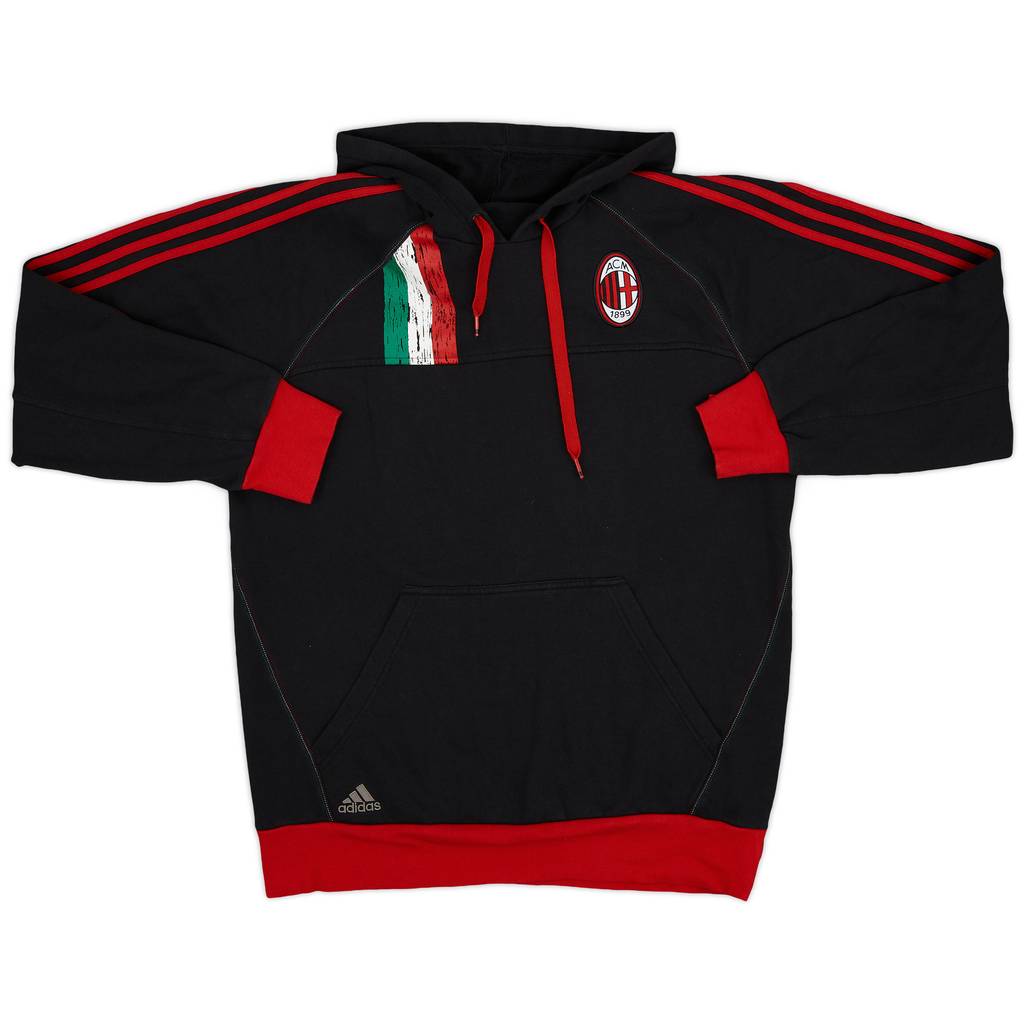 2012-13 AC Milan adidas Core Hooded Top - 8/10 - (L)