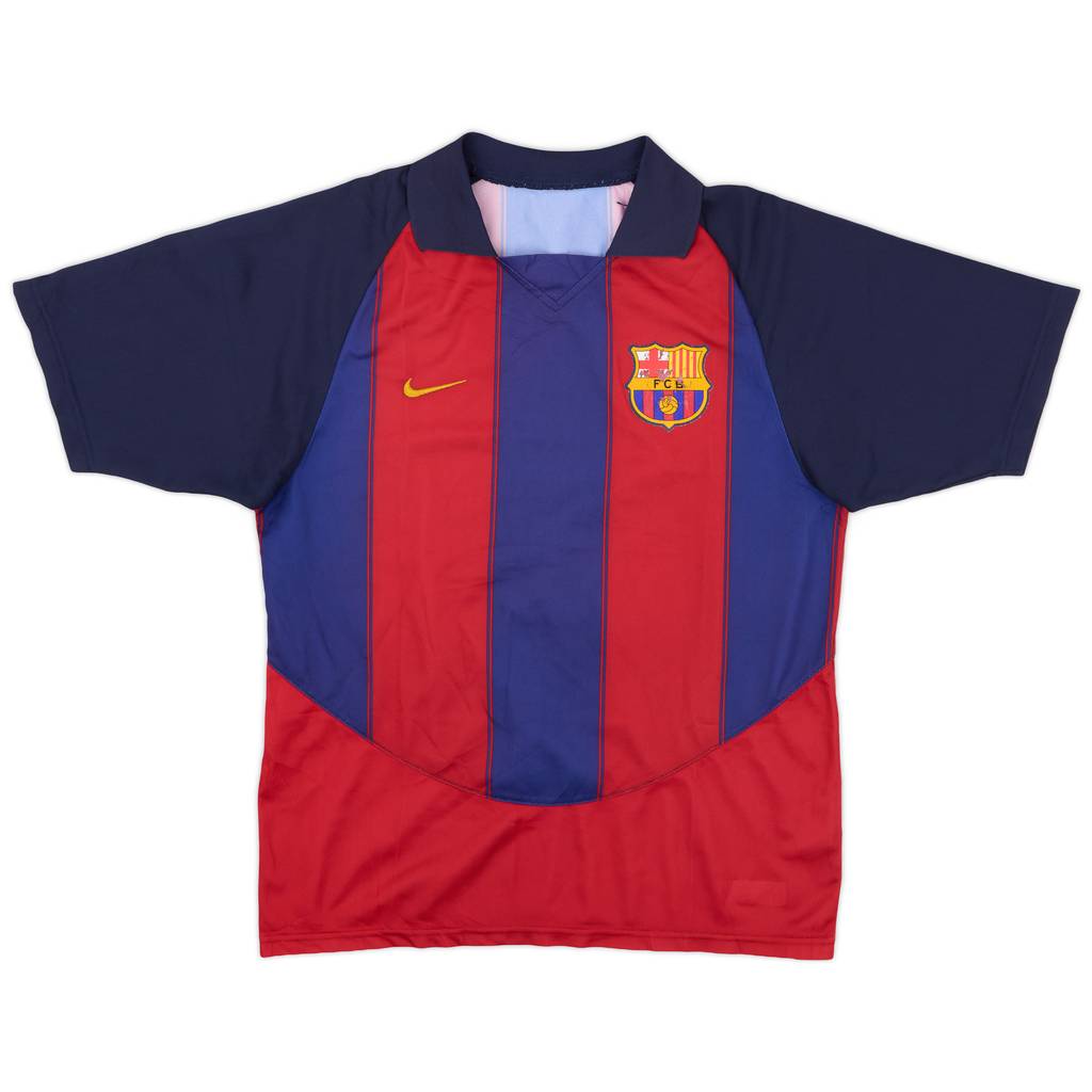 2003-04 Barcelona Basic Home Shirt - 4/10 - (S)