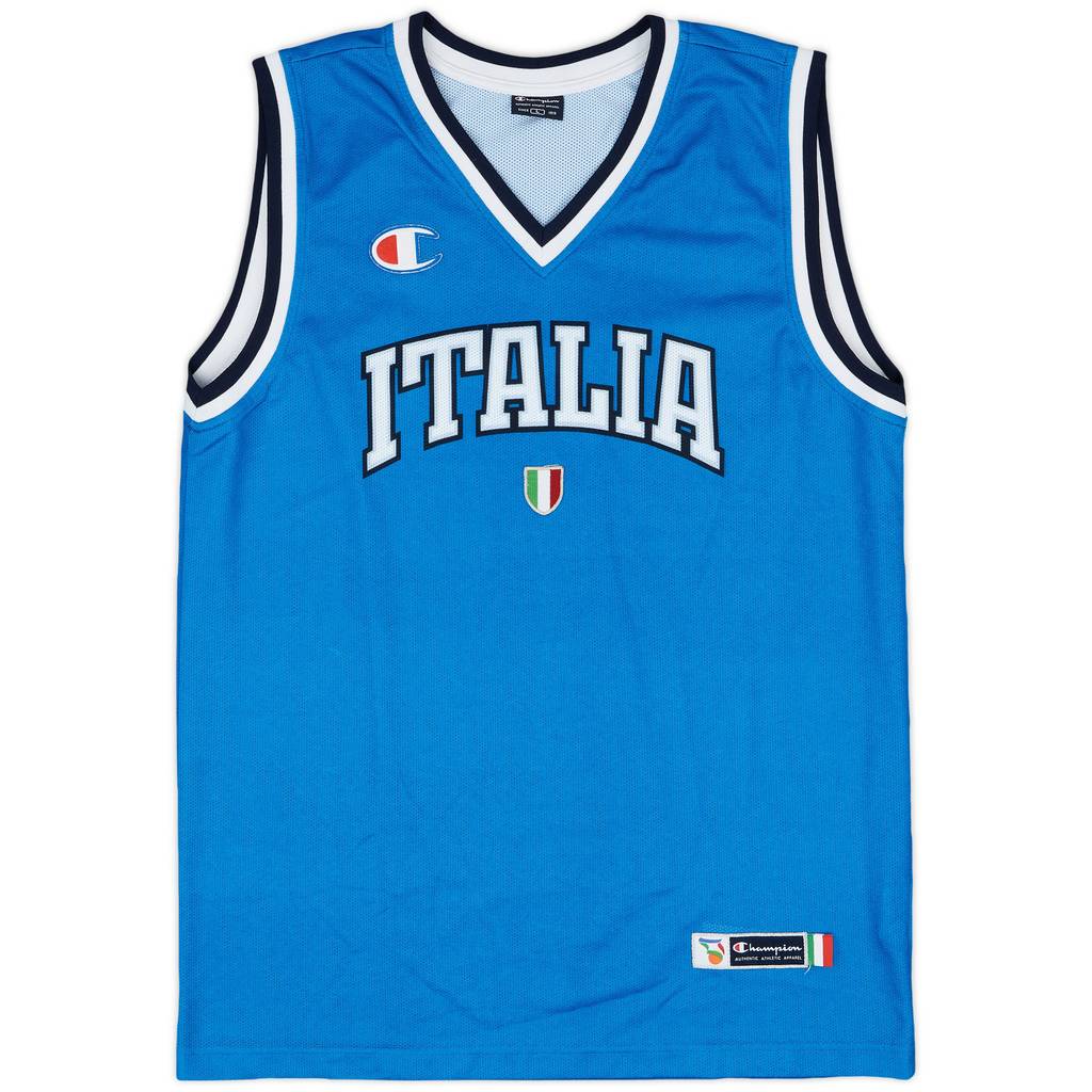 2005-08 Italy National Team Champion Home Jersey - 9/10 - (L)