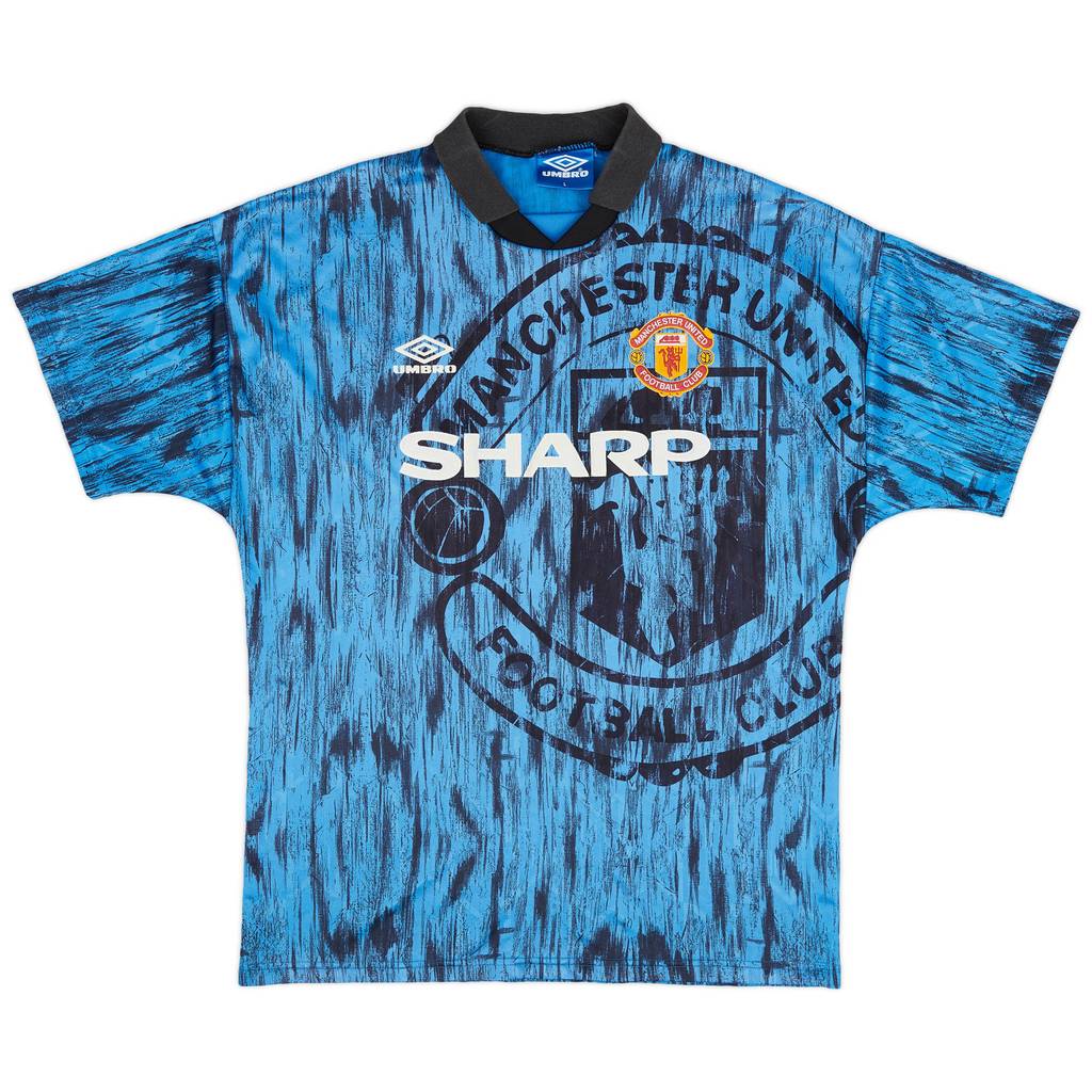 1992-93 Manchester United Away Shirt - 8/10 - (L)