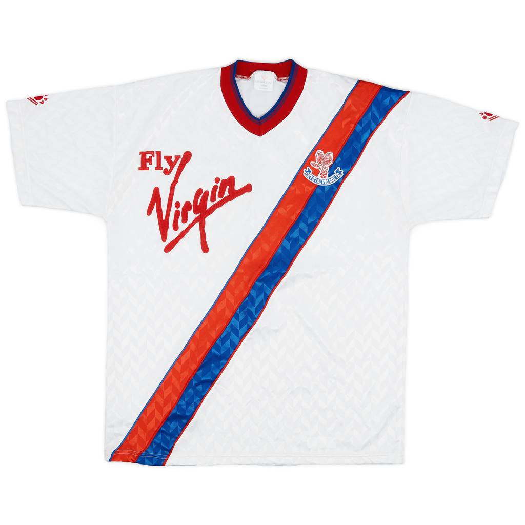 1989-90 Crystal Palace Away Shirt - 8/10 - (L)
