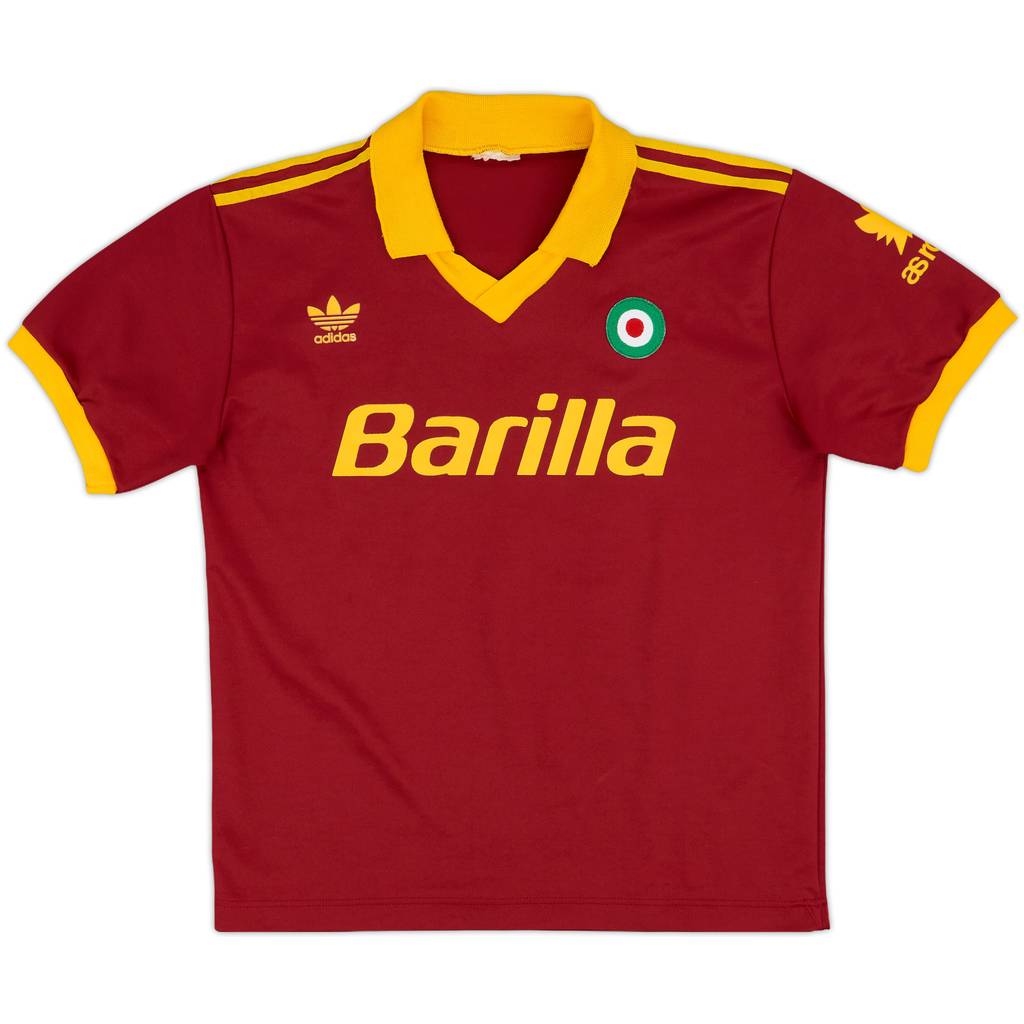 1991-92 Roma Home Shirt - 9/10 - (S)