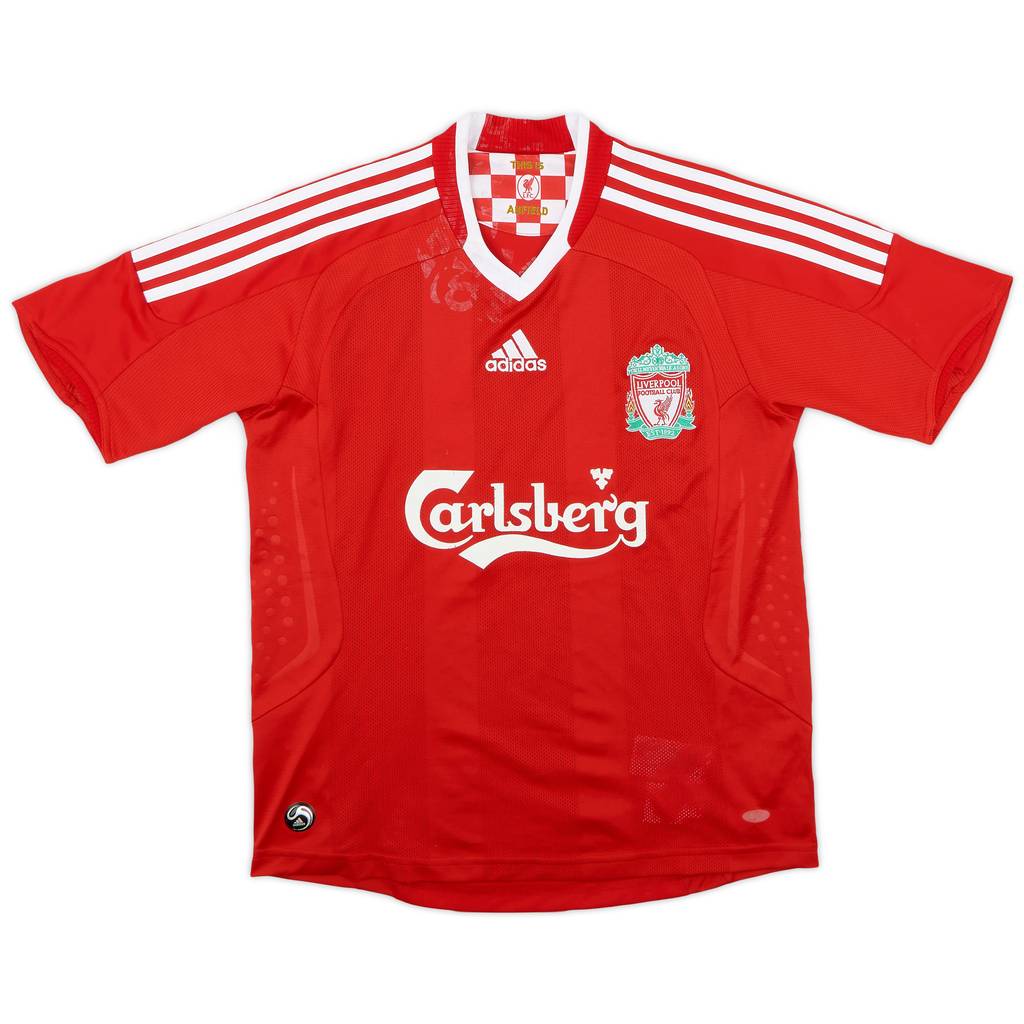 2008-10 Liverpool Home Shirt - 5/10 - (XL.Boys)