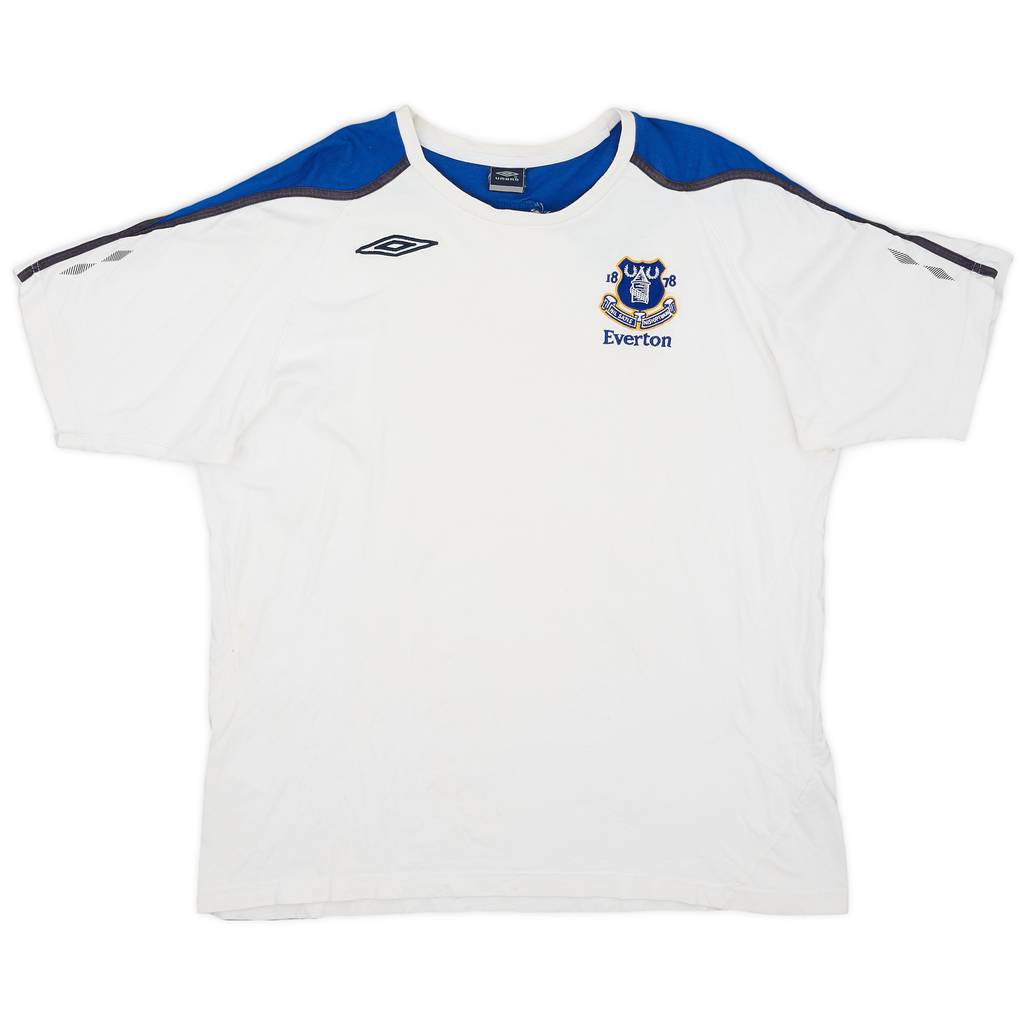 2007-08 Everton Umbro Cotton Tee - 6/10 - (XXL)
