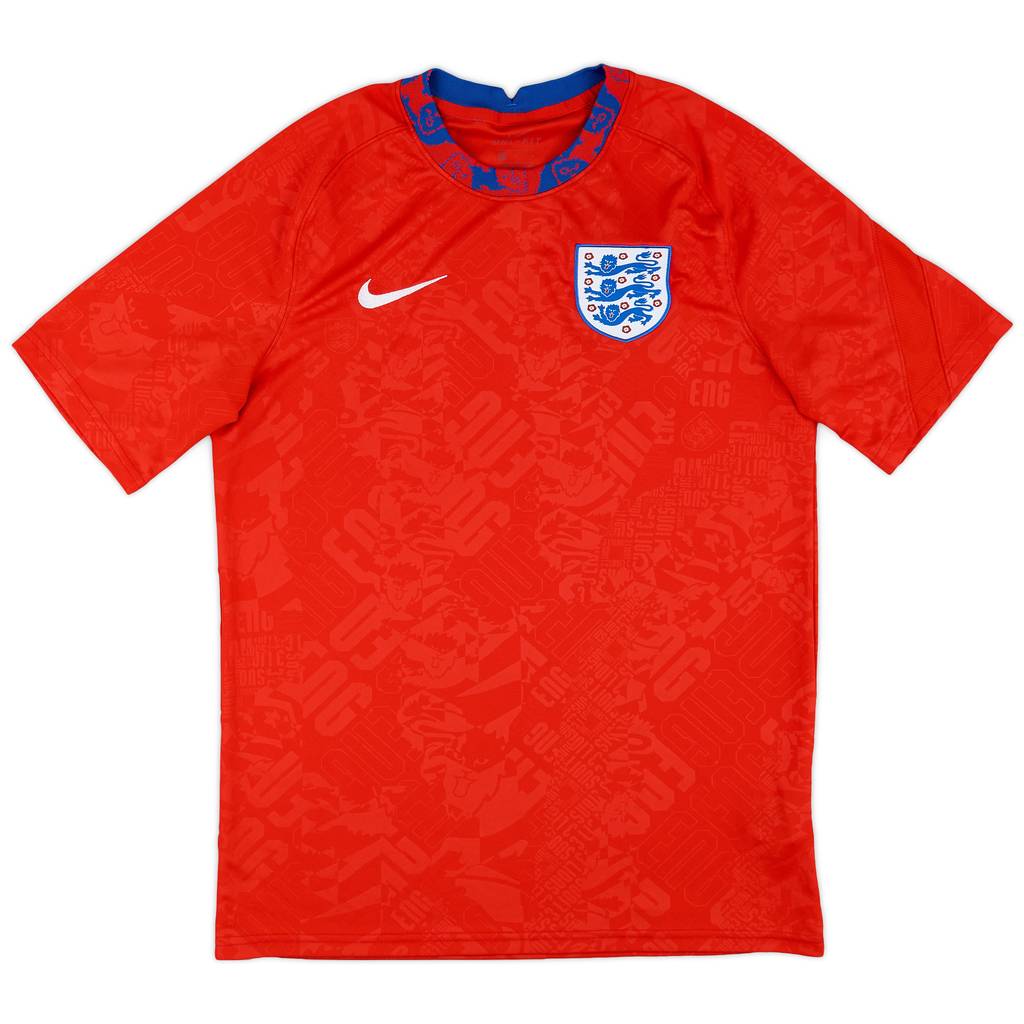2020-21 England Nike Training Shirt - 9/10 - (M)