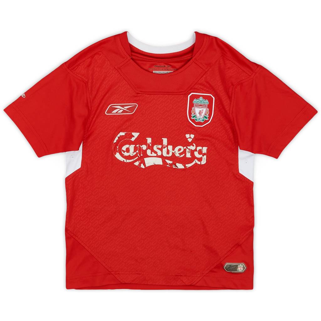 2004-06 Liverpool Home Shirt - 3/10 - (5-6 Years)