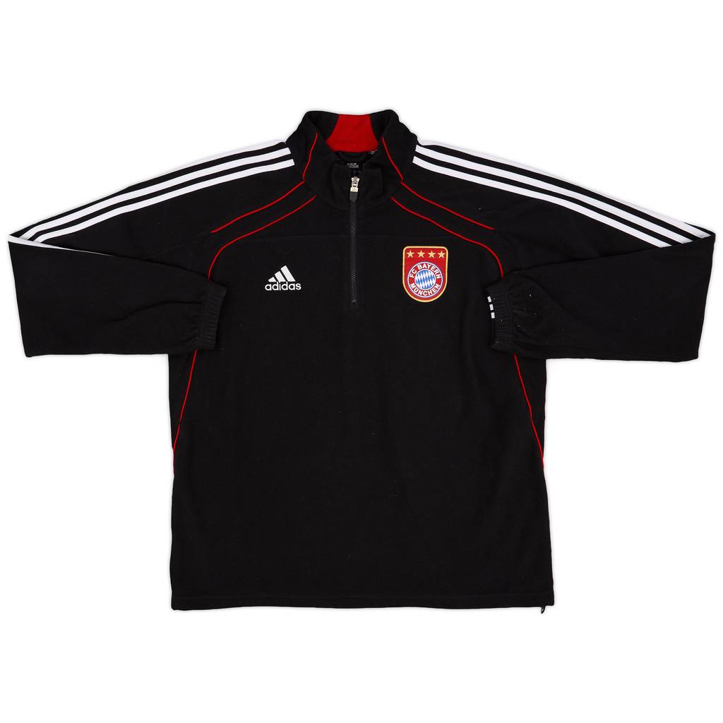 2010-11 Bayern Munich adidas 1/4 Zip Fleece Top - 8/10 - (L/XL)