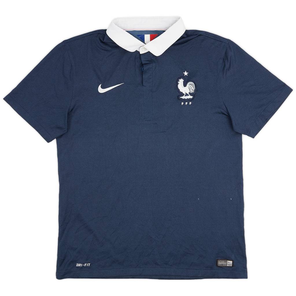 2014-15 France Home Shirt - 8/10 - (M)