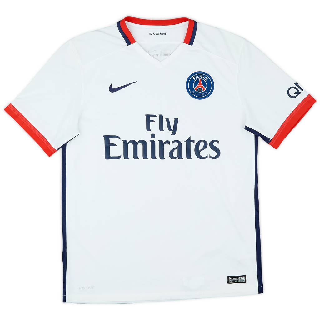 2015-16 Paris Saint-Germain Away Shirt - 7/10 - (M)