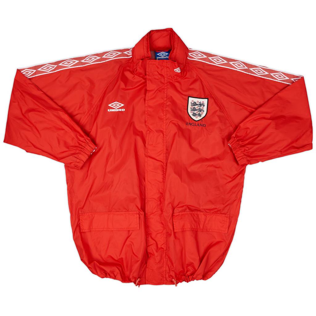 1998-00 England Umbro Hooded Rain Jacket - 9/10 - (M)