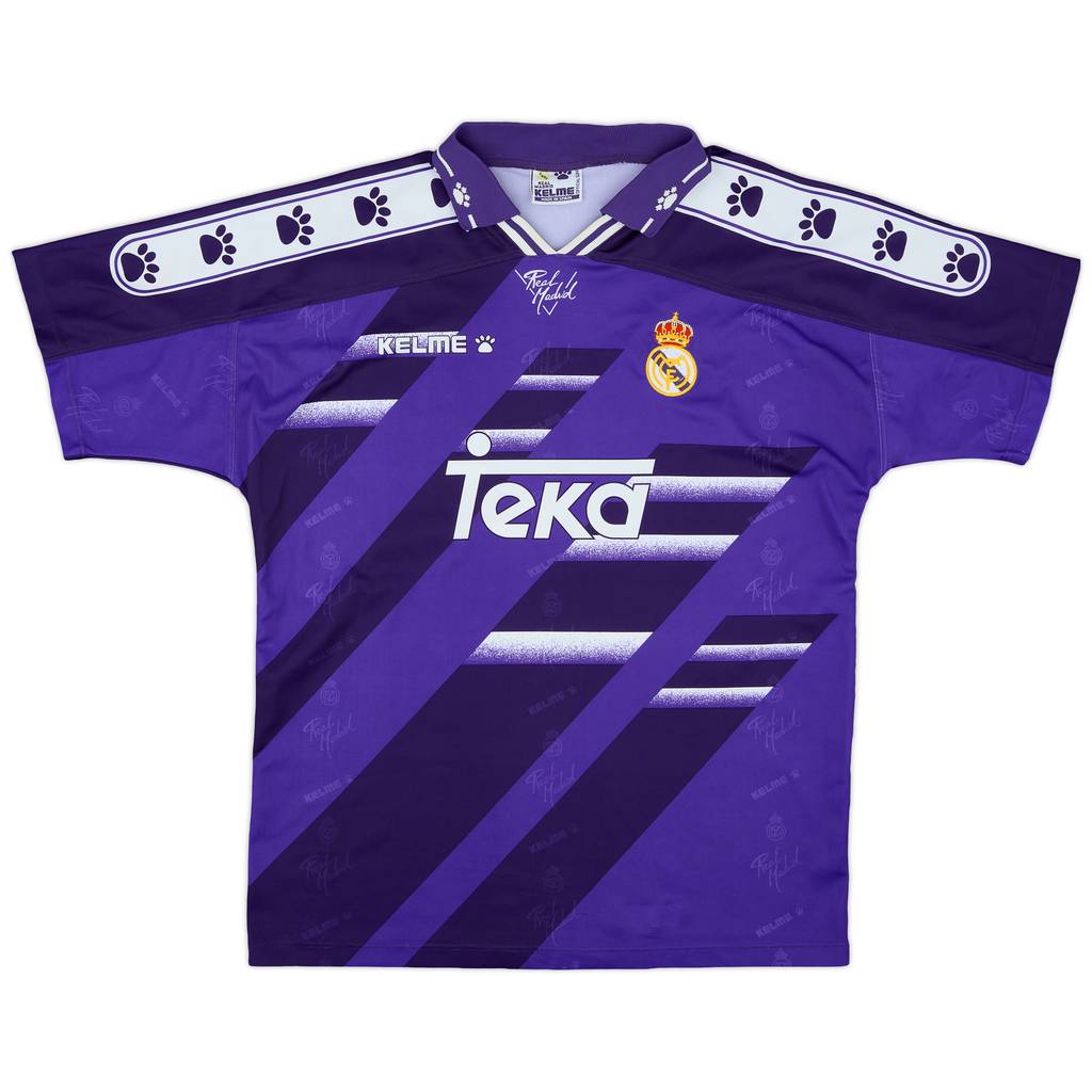 1994-96 Real Madrid Away Shirt - 8/10 - (XL)