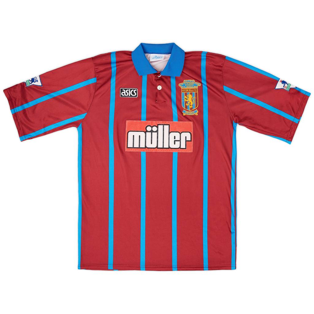 1993-95 Aston Villa 'Coca Cola Cup Final Winners' Home Shirt - 9/10 - (L)