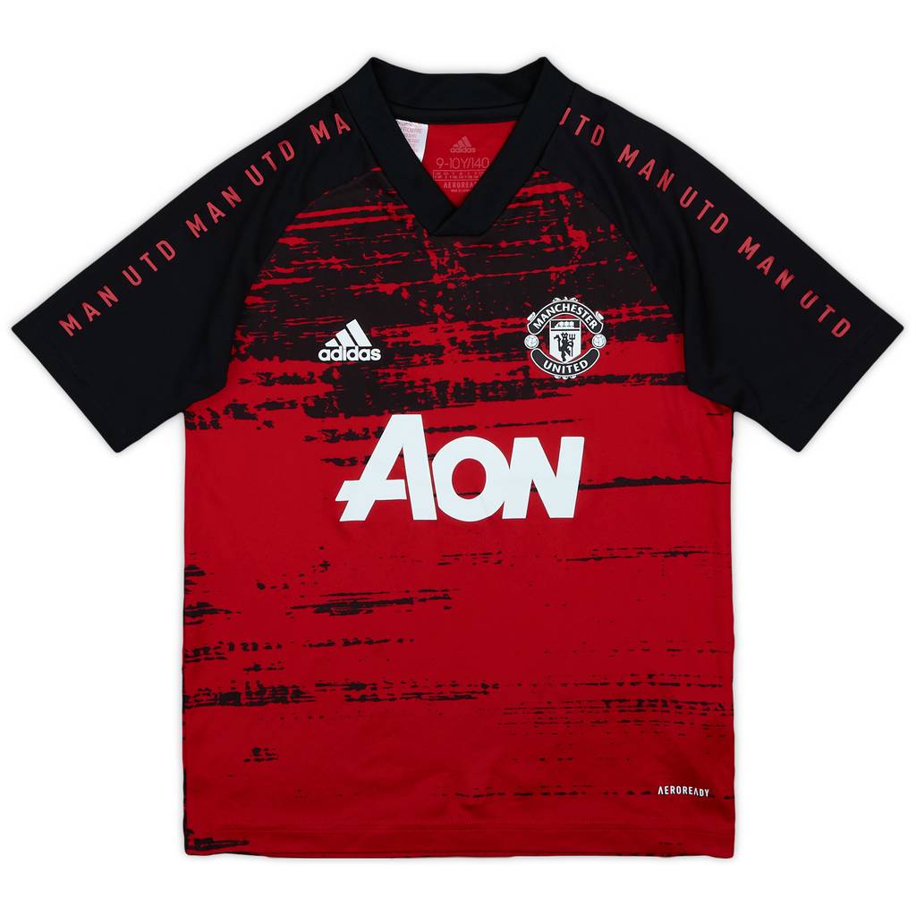 2020-21 Manchester United adidas Training Shirt - 7/10 - (S.Boys)