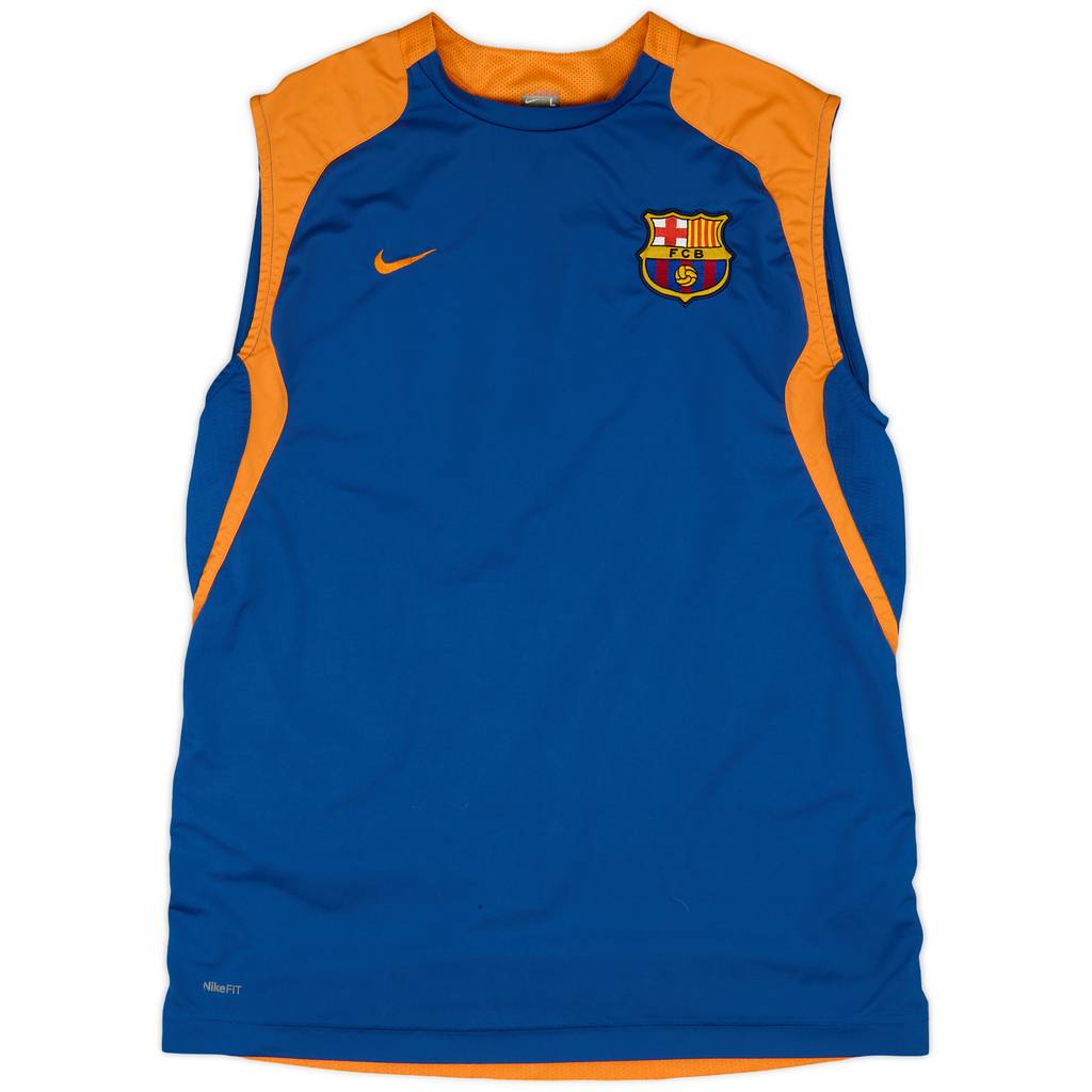 2007-08 Barcelona Nike Training Vest - 8/10 - (L)