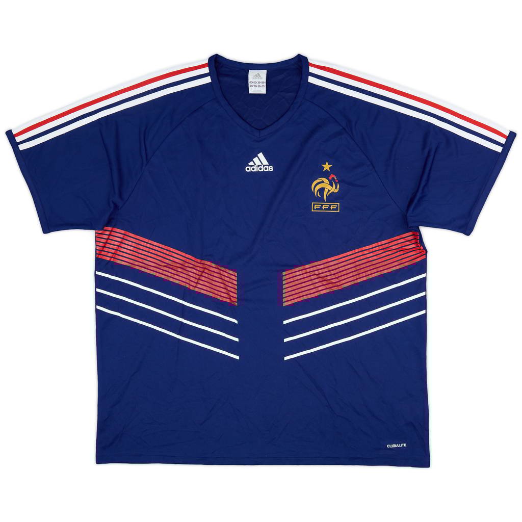 2009-10 France Basic Home Shirt - 9/10 - (XXL)