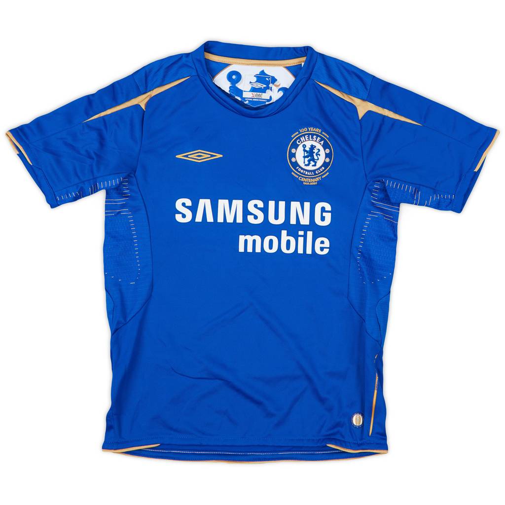 2005-06 Chelsea Centenary Home Shirt - 10/10 - (S.Boys)
