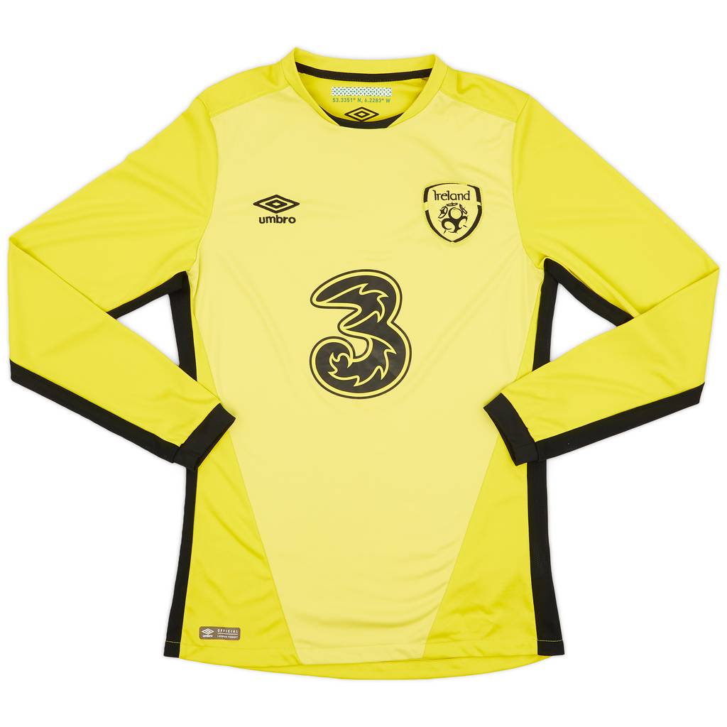 2012-13 Ireland Umbro Training L/S Shirt - 9/10 - (S)