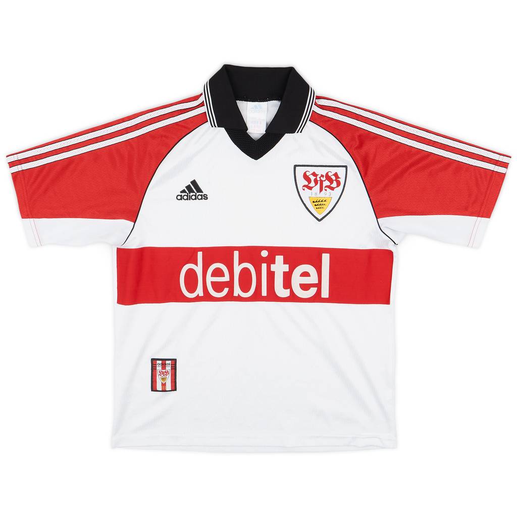 1999-00 Stuttgart Home Shirt - 9/10 - (XL.Boys)