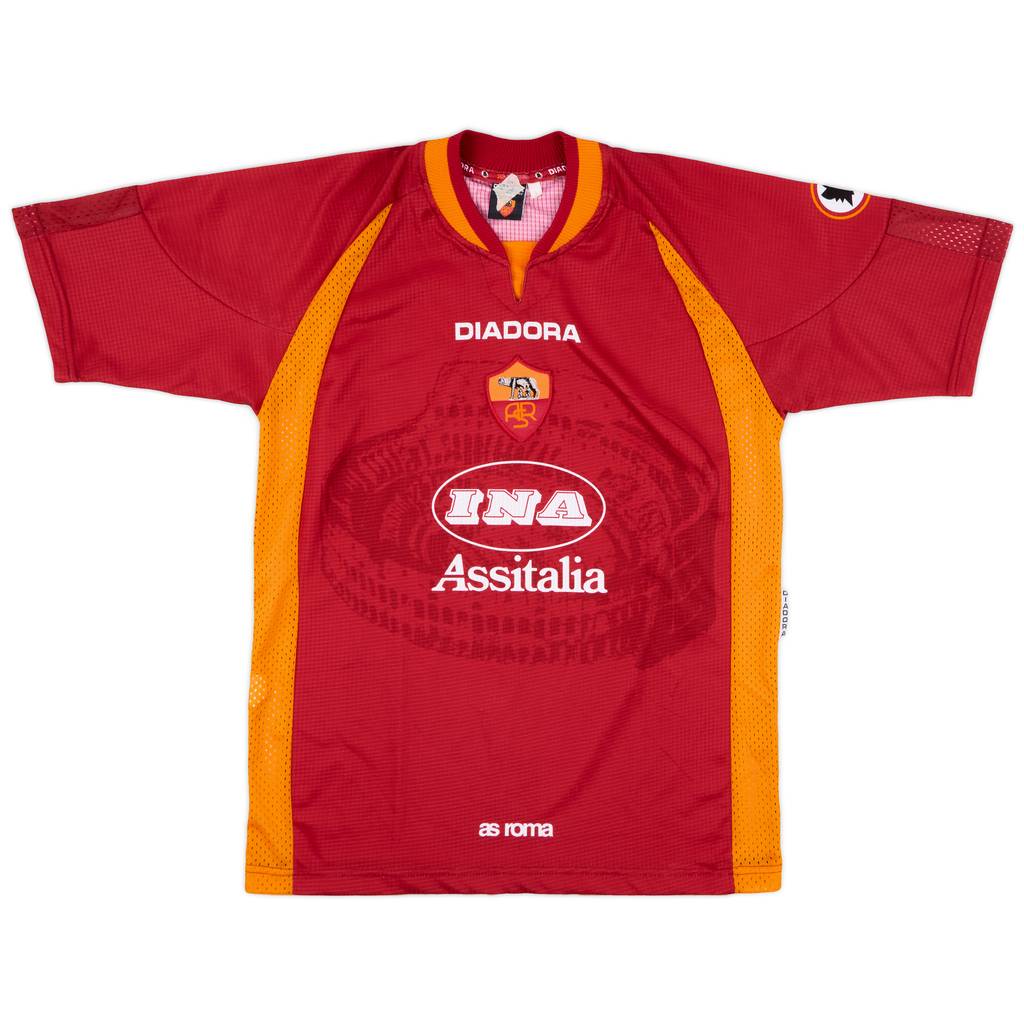 1997-98 Roma Home Shirt - 9/10 - (S)