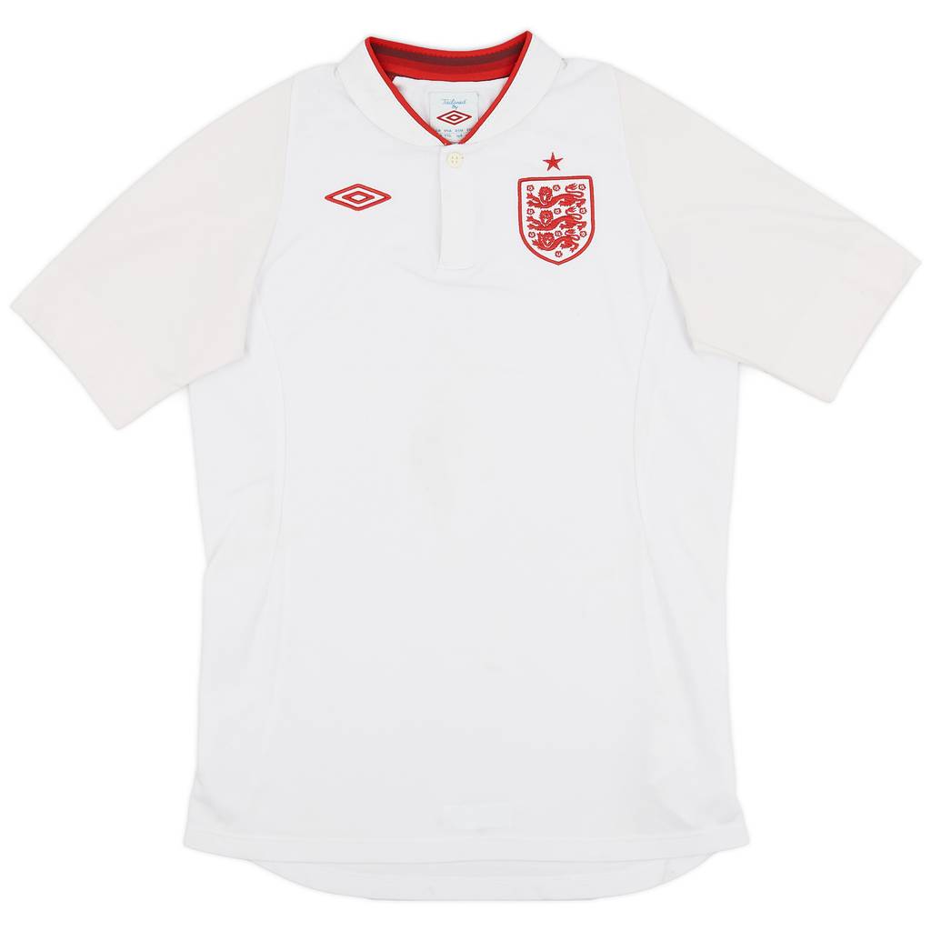 2012-13 England Home Shirt - 8/10 - (XL.Boys)