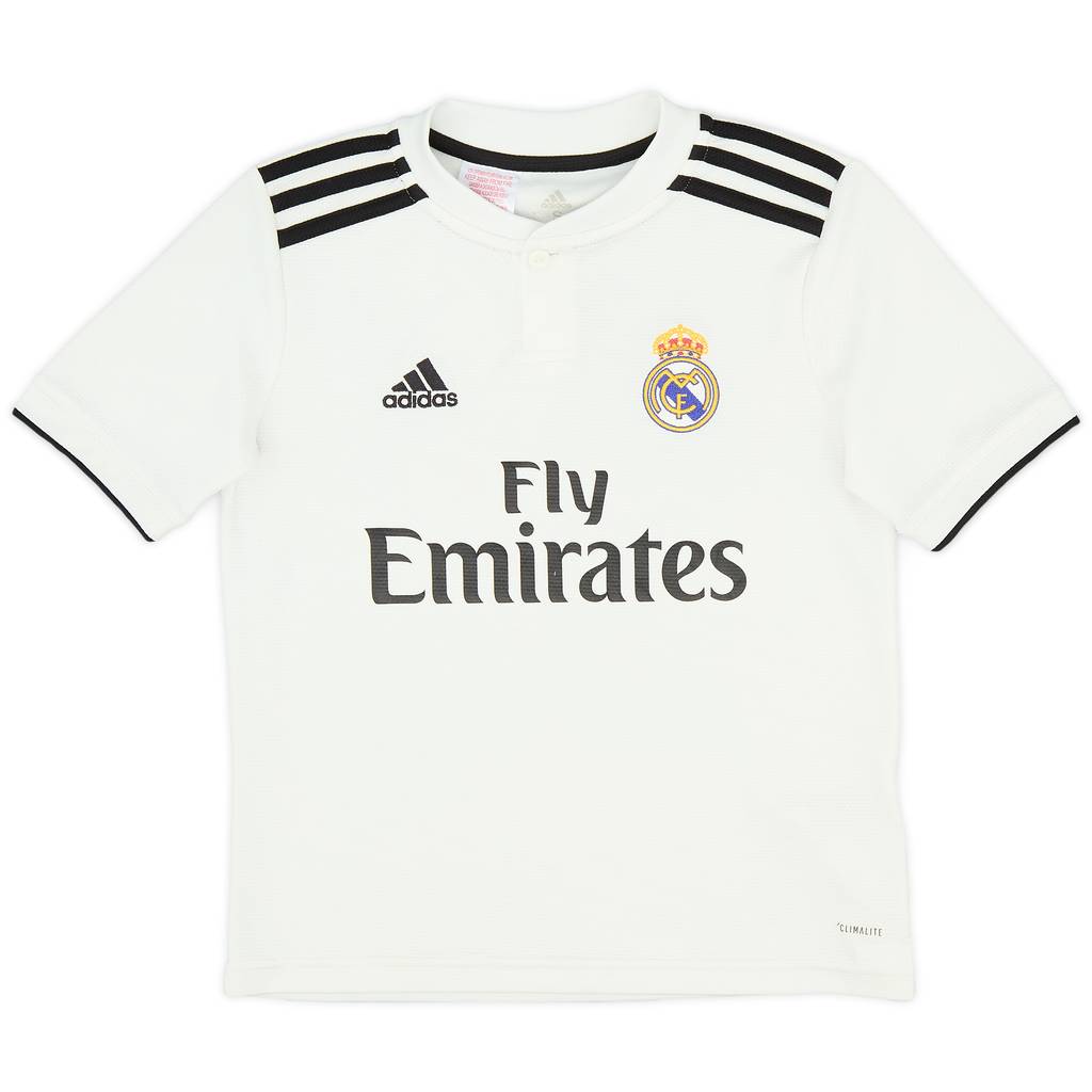 2018-19 Real Madrid Home Shirt - 8/10 - (S.Boys)