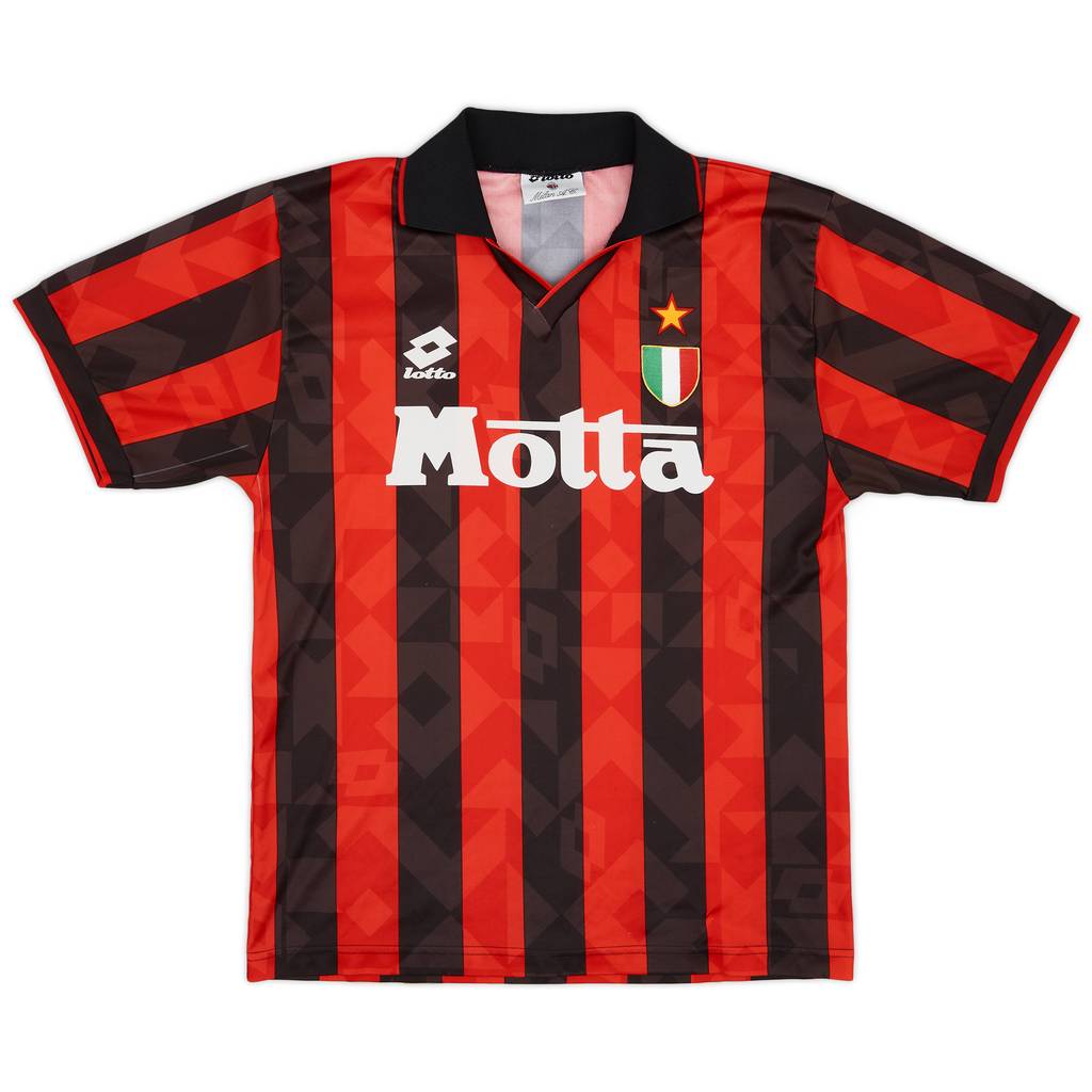 1993-94 AC Milan Home Shirt - 8/10 - (M)