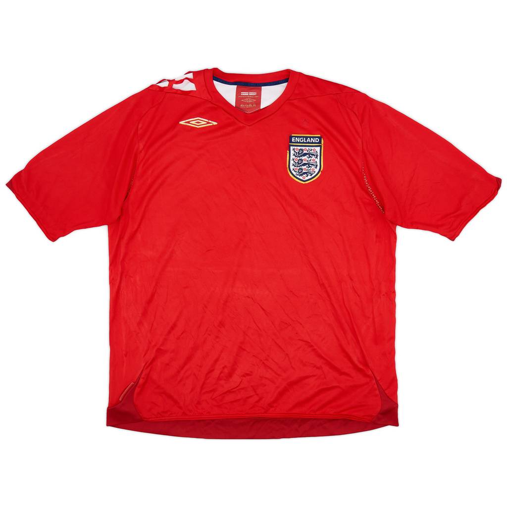 2006-08 England Away Shirt - 4/10 - (XXL)
