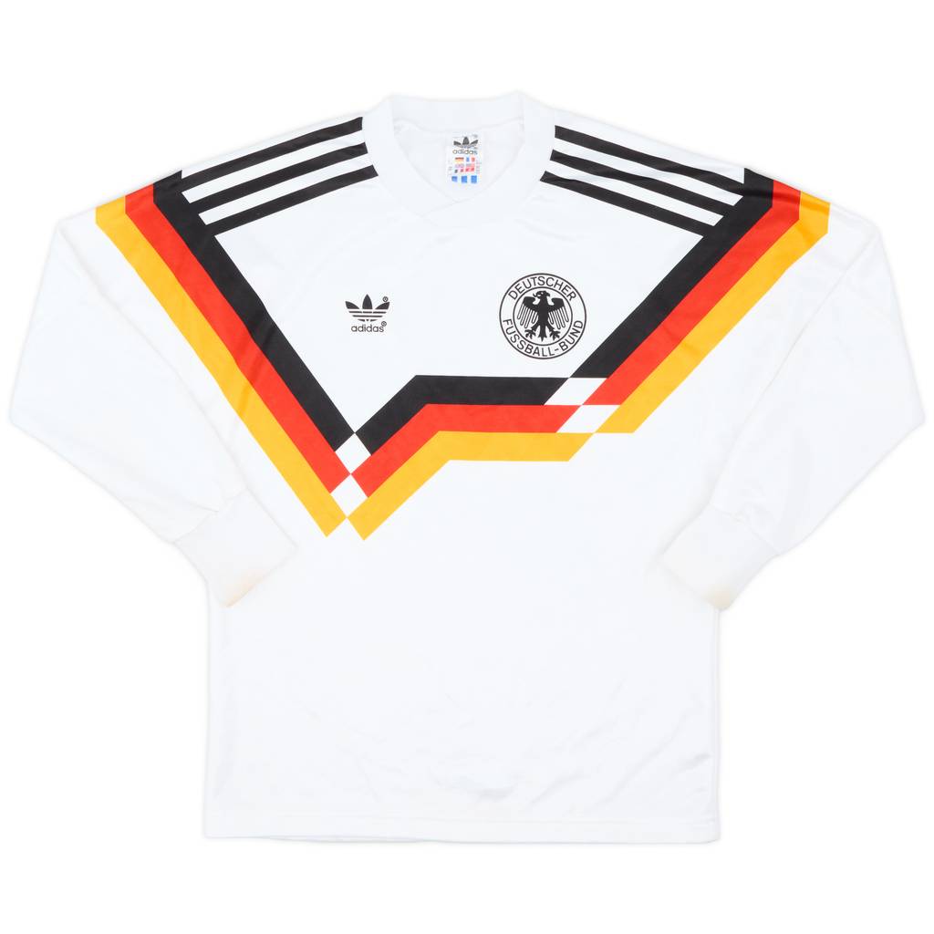 1988-90 West Germany Home L/S Shirt - 7/10 - (XS)