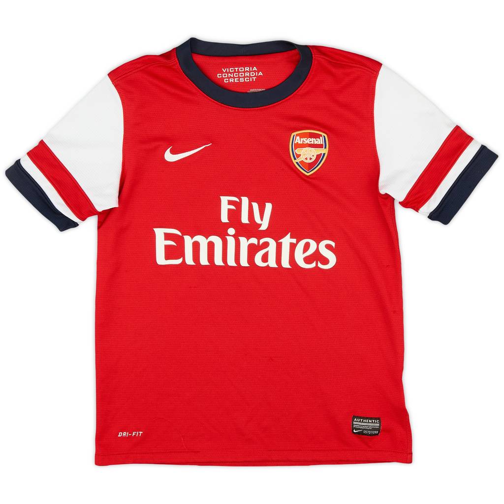 2012-14 Arsenal Home Shirt - 6/10 - (M.Boys)