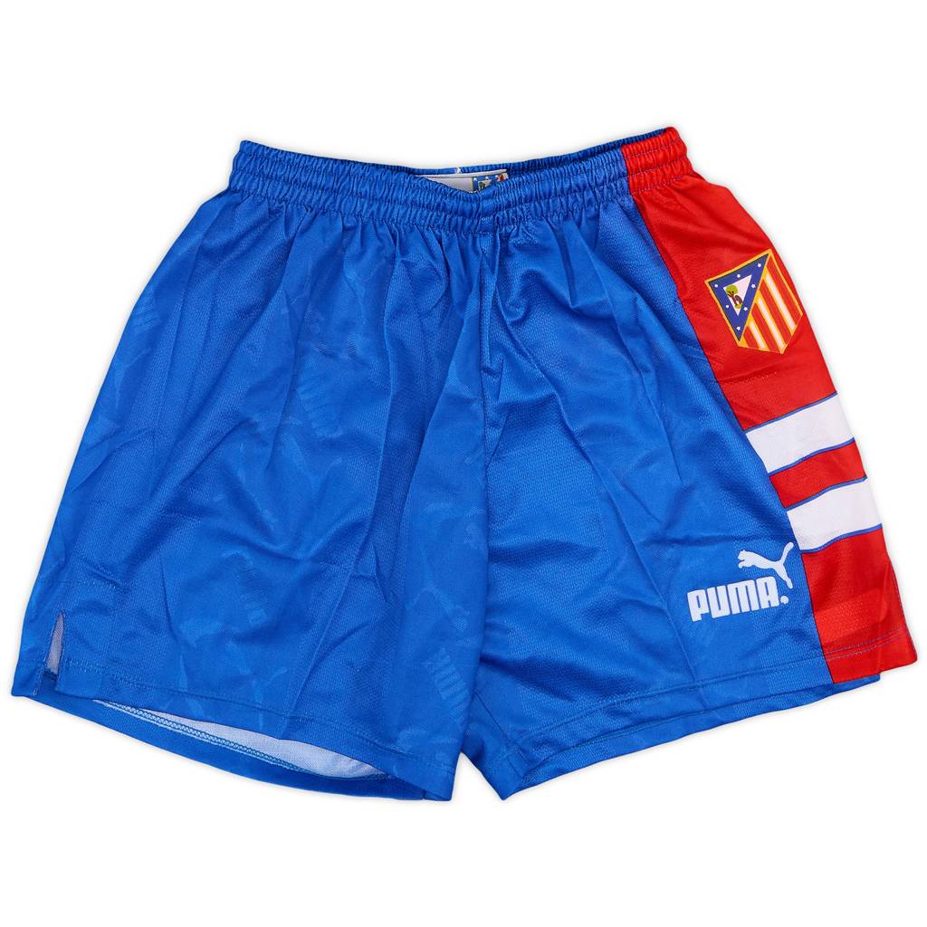 1995-96 Atletico Madrid Home Shorts - 8/10 - (L)